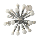 Vintage chrome sputnik style hanging lamp