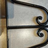 Retro wrought iron bracket set of 2