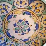 Old oriental plate. Tunisia, early twentieth century