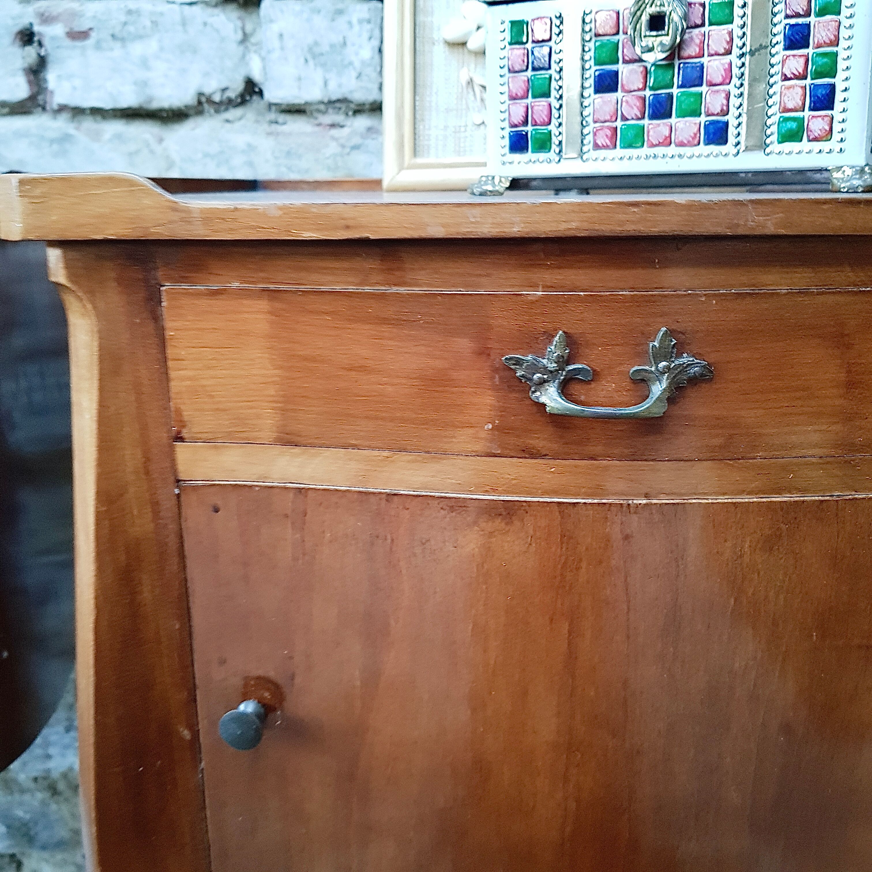 Pair of Louis XV style bedside tables