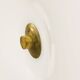 Large Mid Century Modern Italian Plexiglass and Brass Wall Lamp