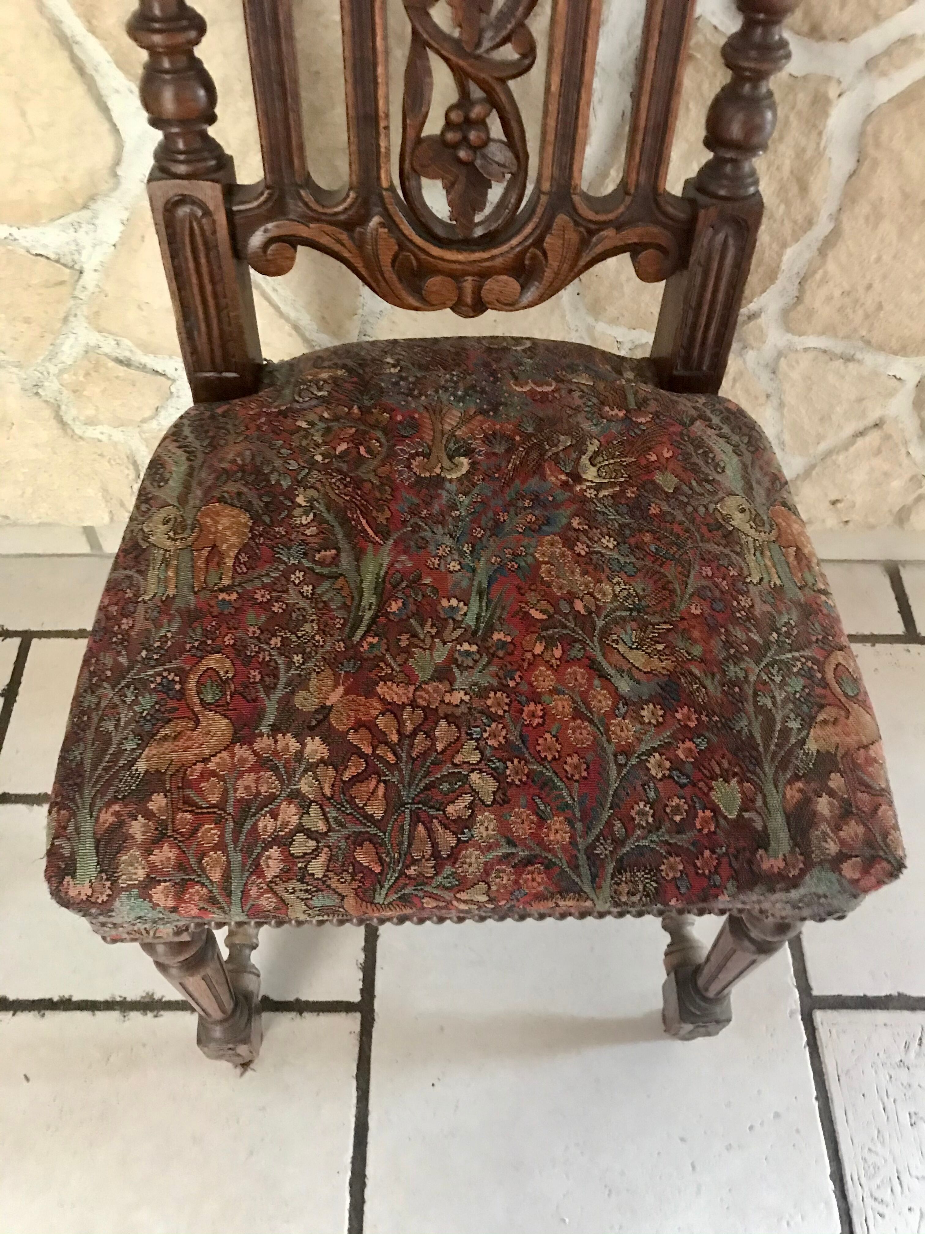 Pair of neogothic chairs