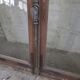 4 old solid oak windows from the early 20th century