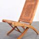 Folding Chair by Ángel Pazmiño for Muebles de Estilo, 1960s.