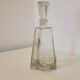 Art Deco geometric glass whisky decanter 550 ml