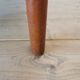 Pair of Dyrlund leather footrest 60s leather
