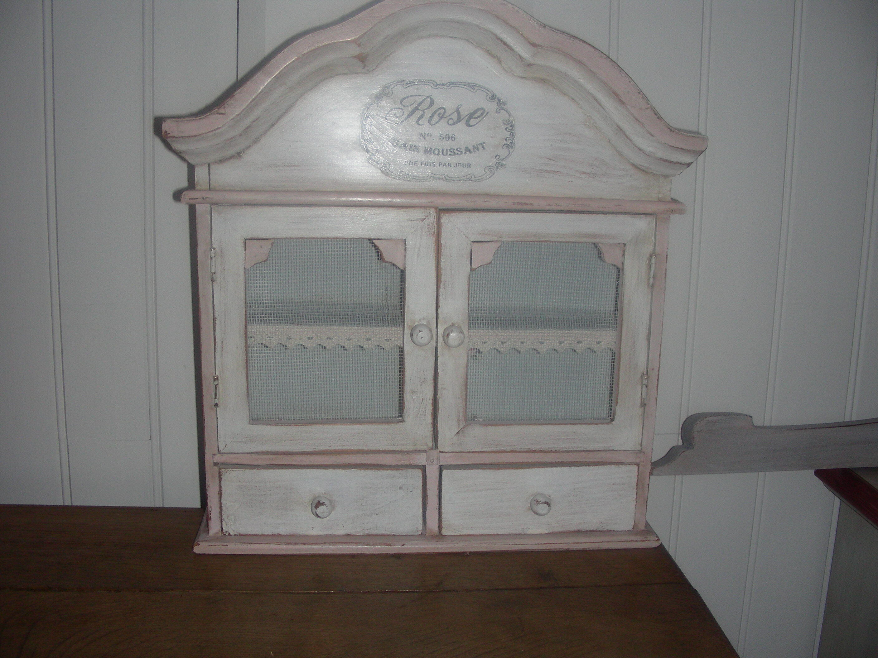 Weathered wall cabinet