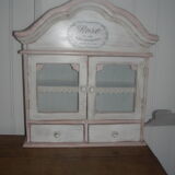 Weathered wall cabinet