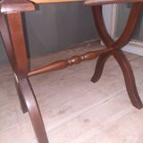 Pair of bedside tables with X-shaped base