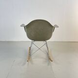 Eames Herman Miller 1950s RAR rocking chair in raw umber
