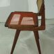 Chaise de bureau pieds compas 50/52