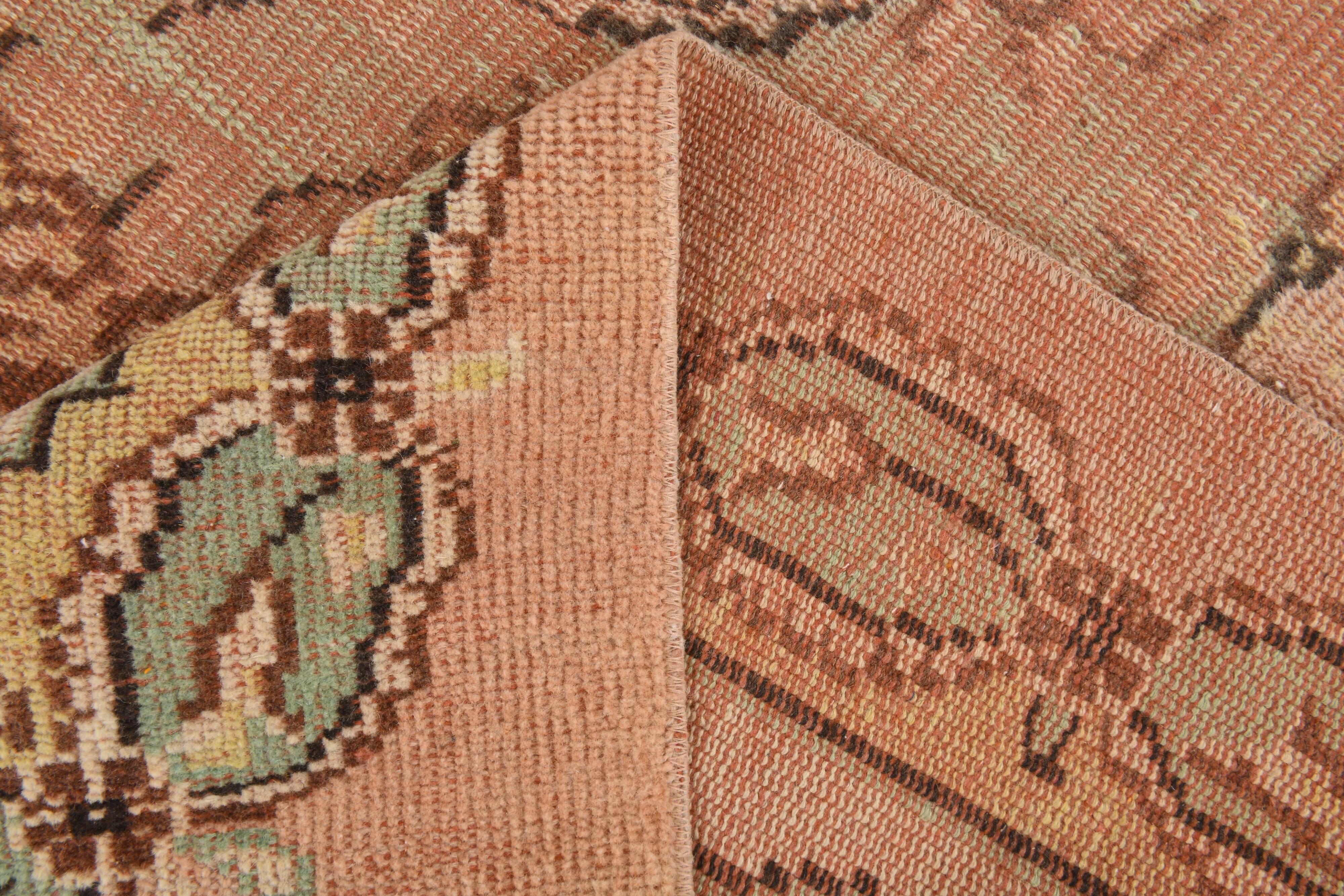 5x9 Copper Brown Oriental Persian Rug 166x273Cm