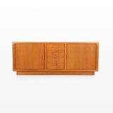 Tambour door sideboard by Johannes Andersen for C.F.C. Silkeborg, Denmark
