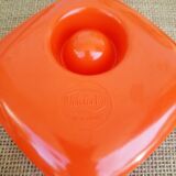 Orange melamine shell Voluform 70s
