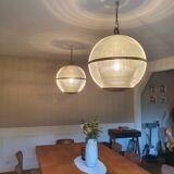 Holophane brass globe