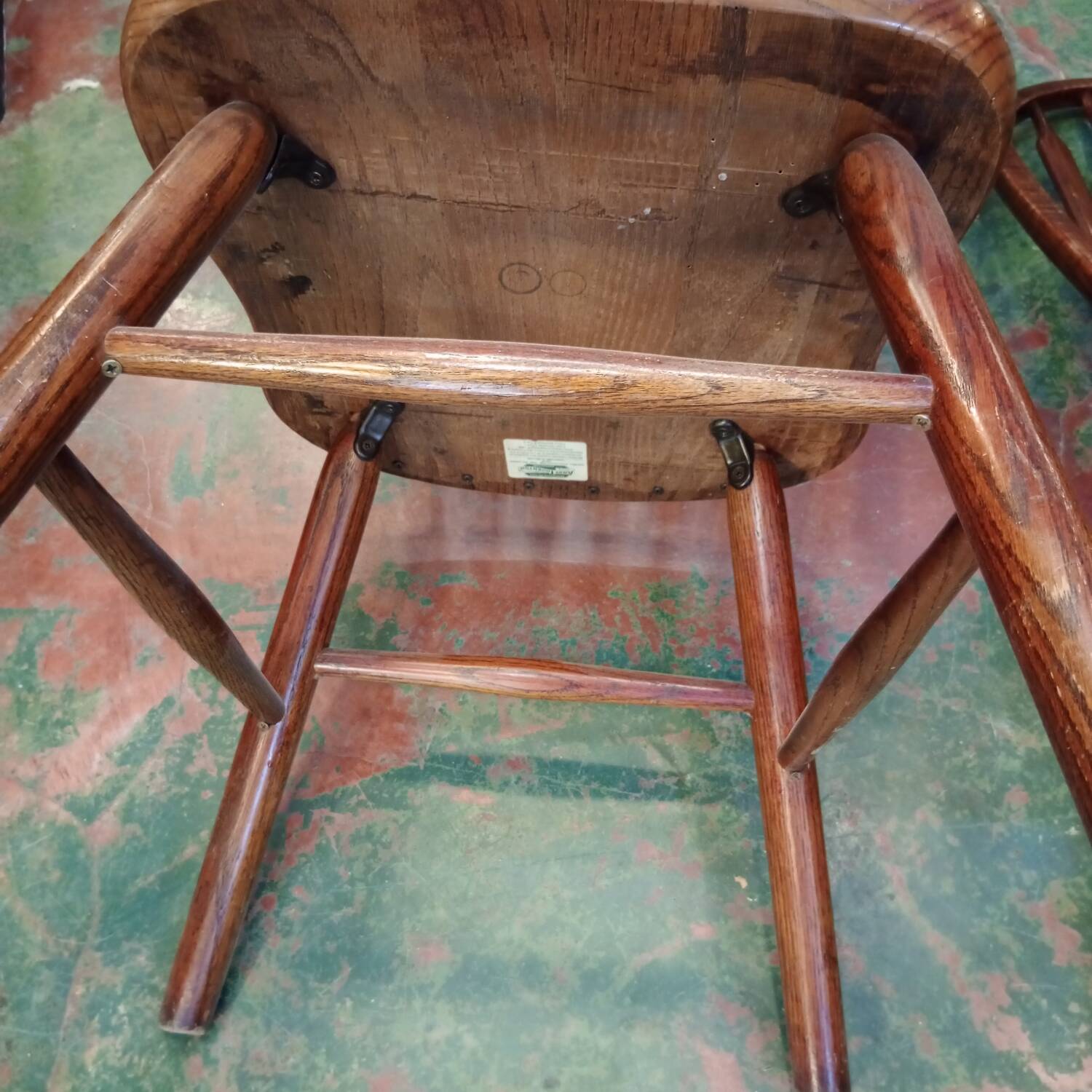 Pair of American Quaker Ercol chairs