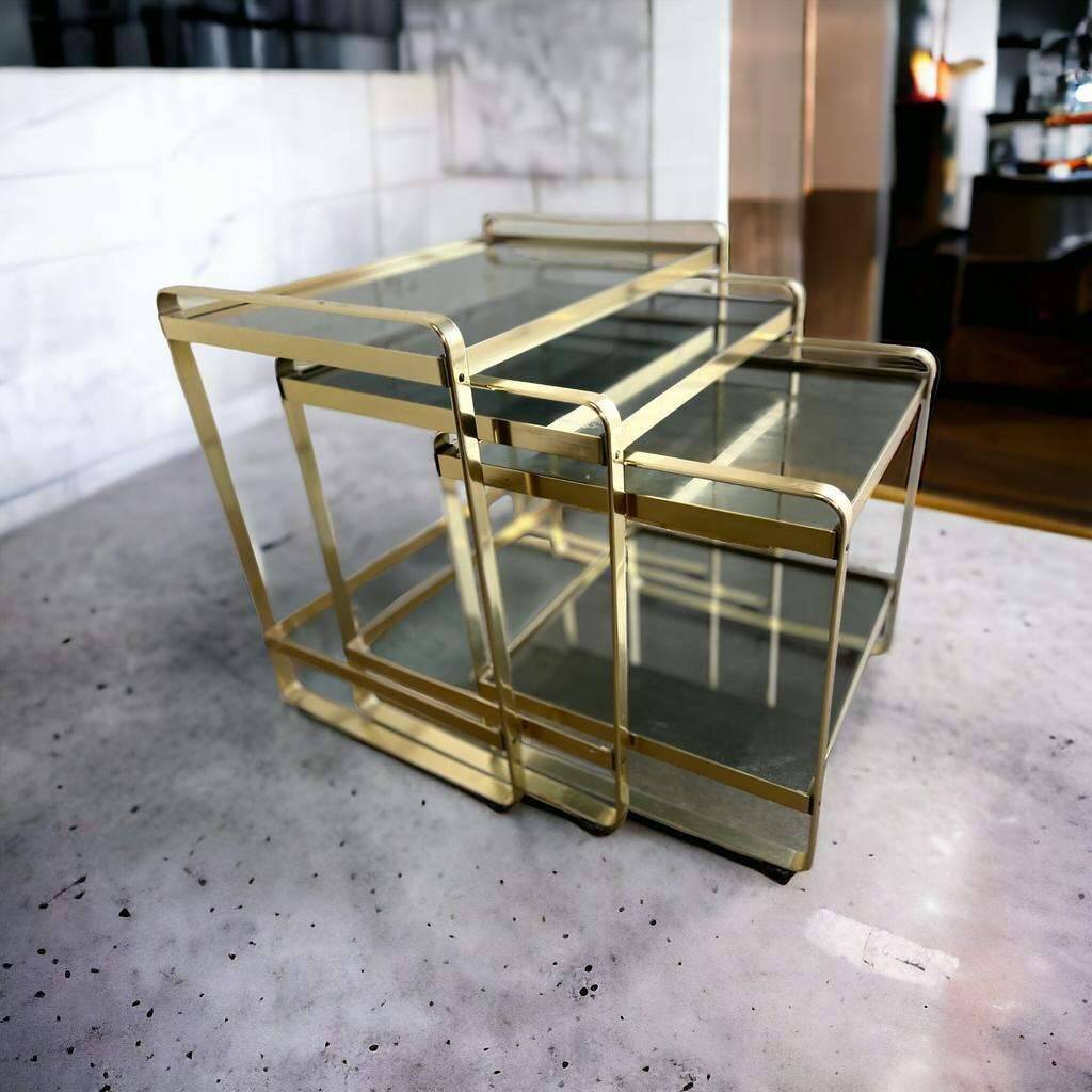 Set of 3 vintage nest of tables/side tables