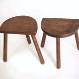 Pair of tripod stools