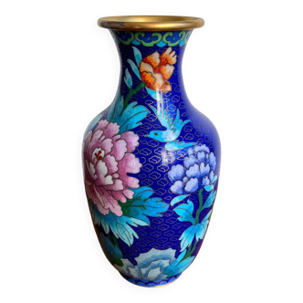 Vase cloisonné chinois