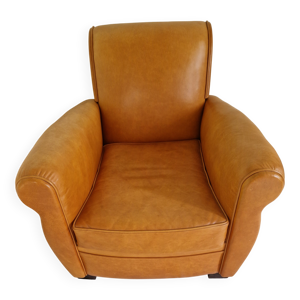 Fauteuil club vintage - naturelle