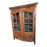 Louis XV display case library with small panes from the beginning of the 19th century