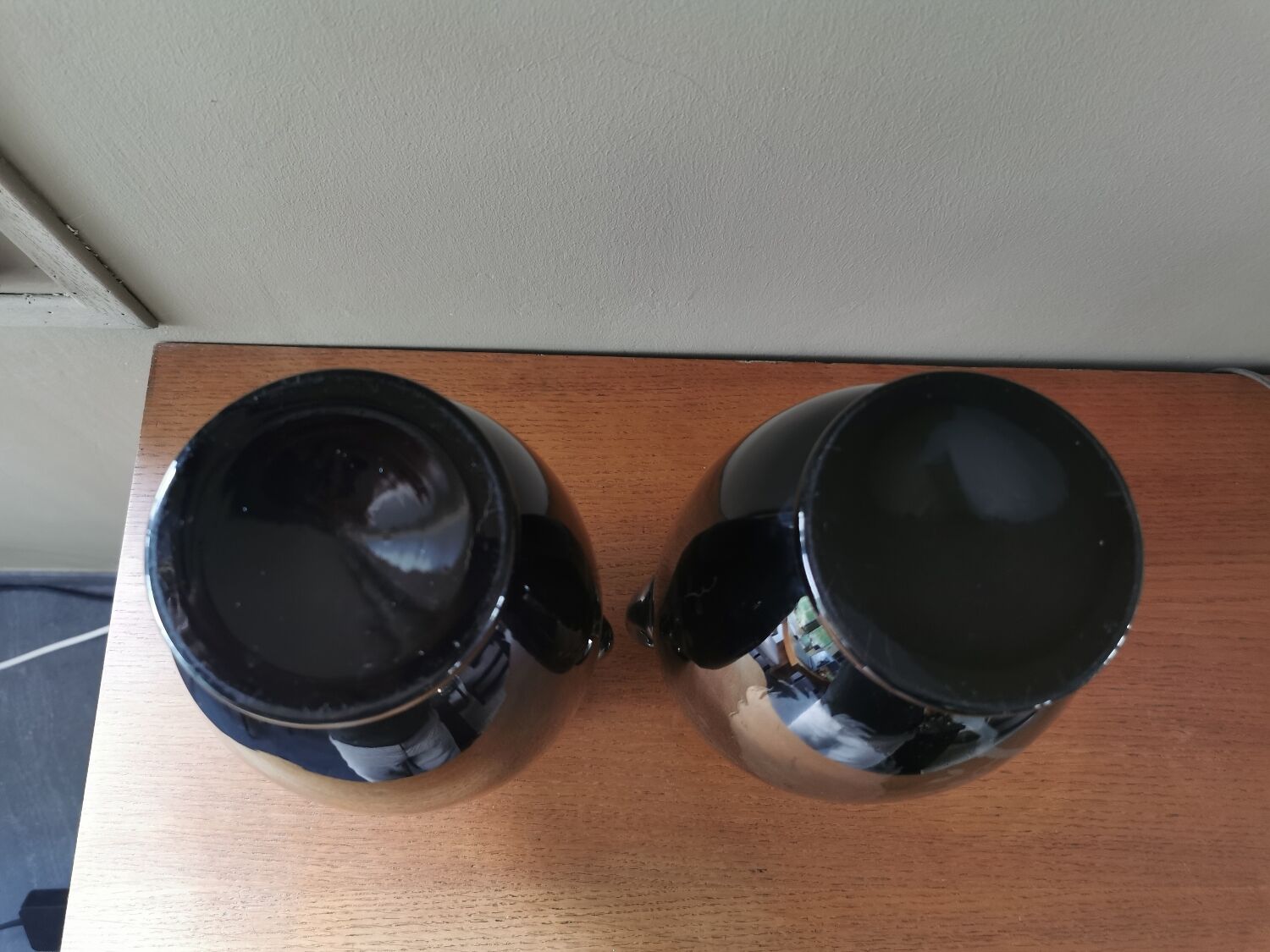 Pair of art deco vases signed Hem Michel Herman