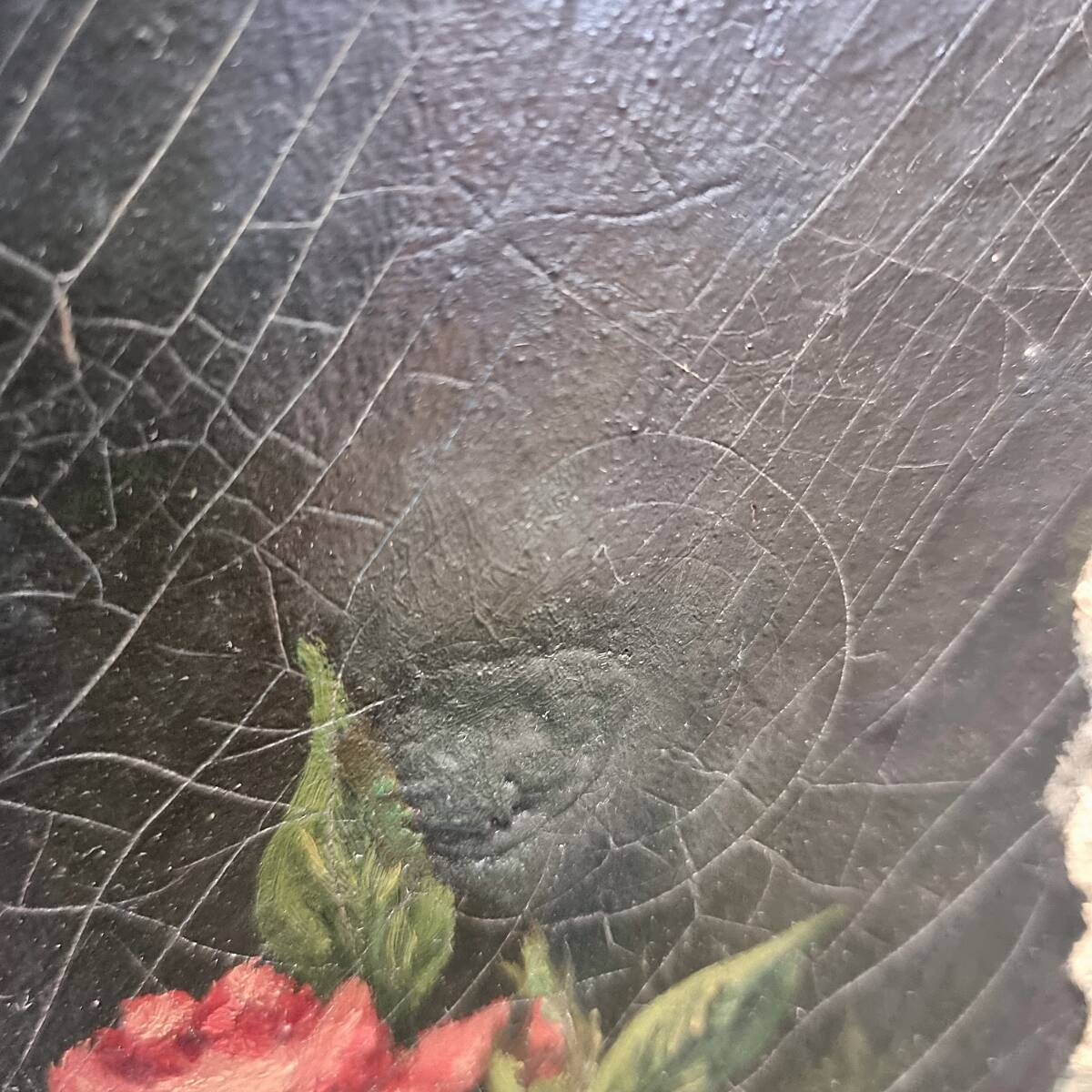 Art Nouveau Painting With A Maiden Belgian School, late 1800s