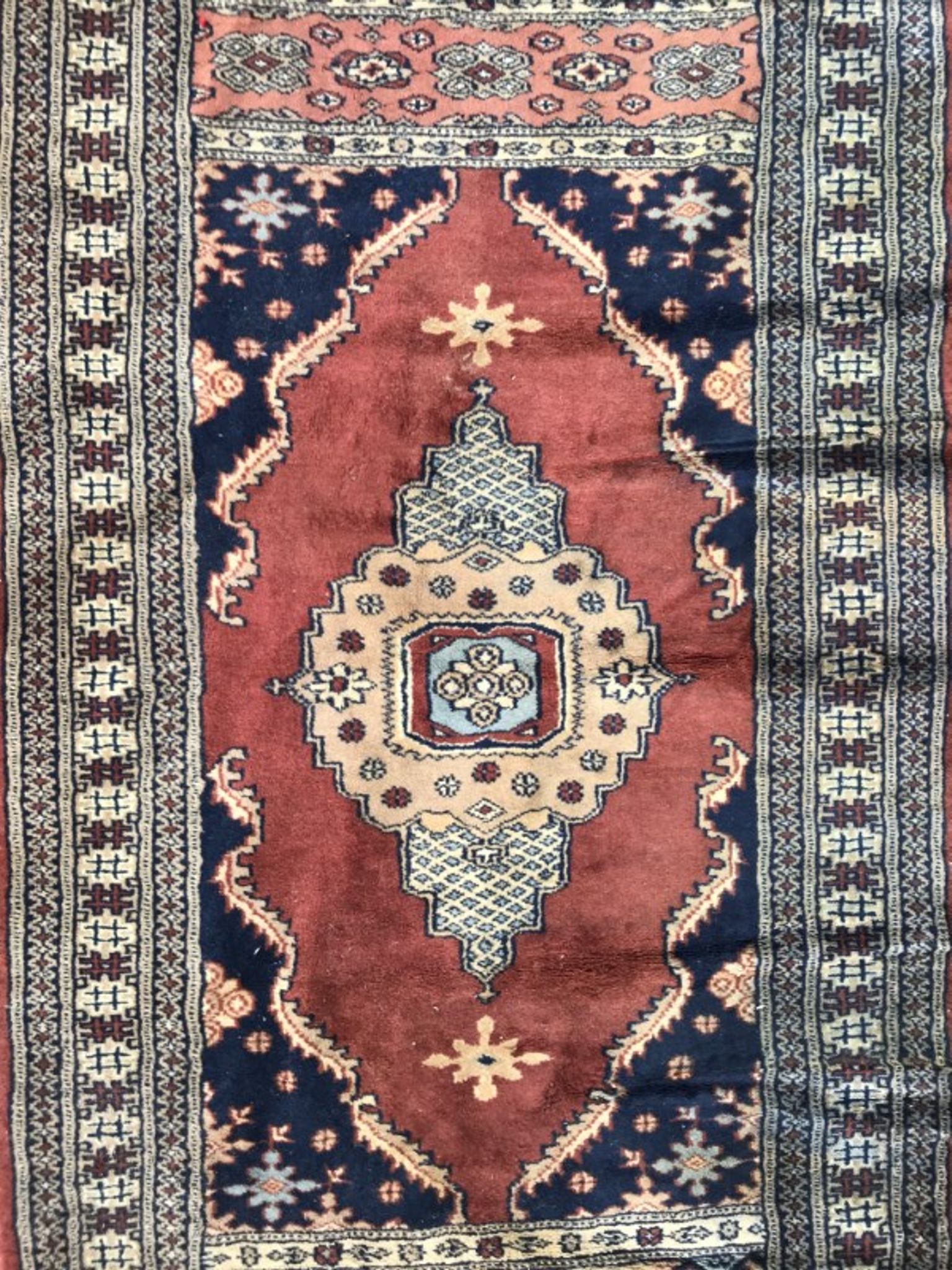 Carpet vintage pakistan corridor made hand 80 X 250 CM