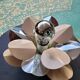 Vintage flower wall light