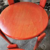 Set of 6 rey chairs by bruno rey for kusch and co