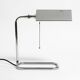 Large original 1980s chrome table lamp by Florian Schulz