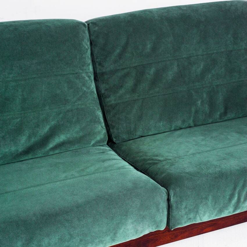 Vintage 3-4 seater canapé in alcantara. Åke Fribyter for Nelo Möbel 90s.