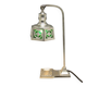Lampe de bureau en métal argenté Art Nouveau, début du 20e siècle