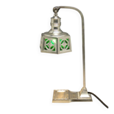 Art Nouveau silver-plated desk lamp, early 20th century