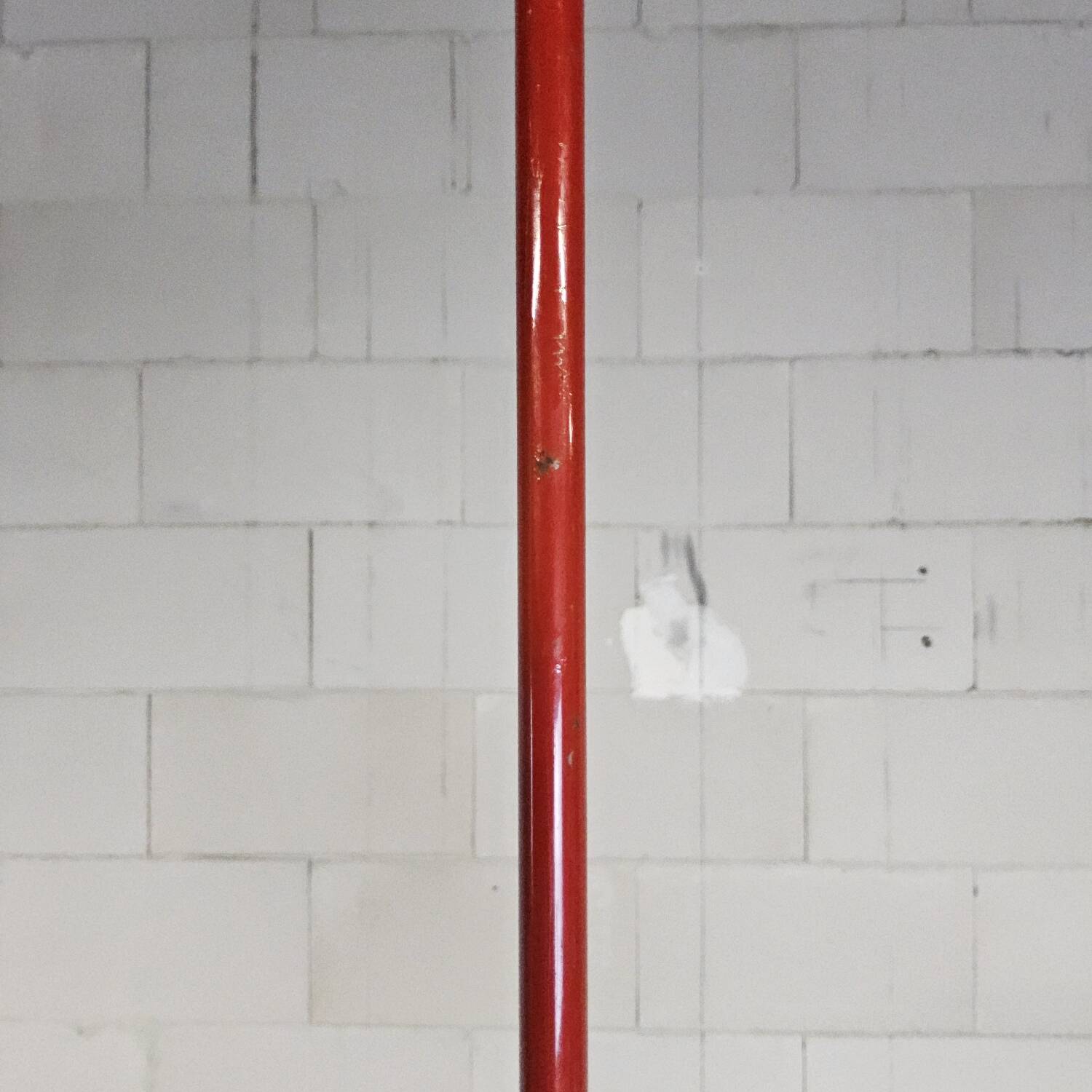 Lampe pendentif vintage rouge de l'ère spatiale / lustre (Stilnovo) Sputnik