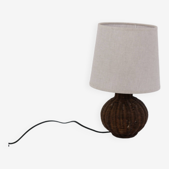 Lampe en rotin