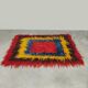 Tapis turc Tulu vintage 'Couleurs géométriques'