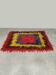 Vintage Turkish Tulu rug carpet 'Geometric colours'