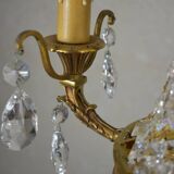 Beautiful chandelier with tassels.