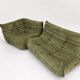 Michel Ducaroy for Ligne Roset Olive Togo 2-seat Sofa and corner seat, Set of 2
