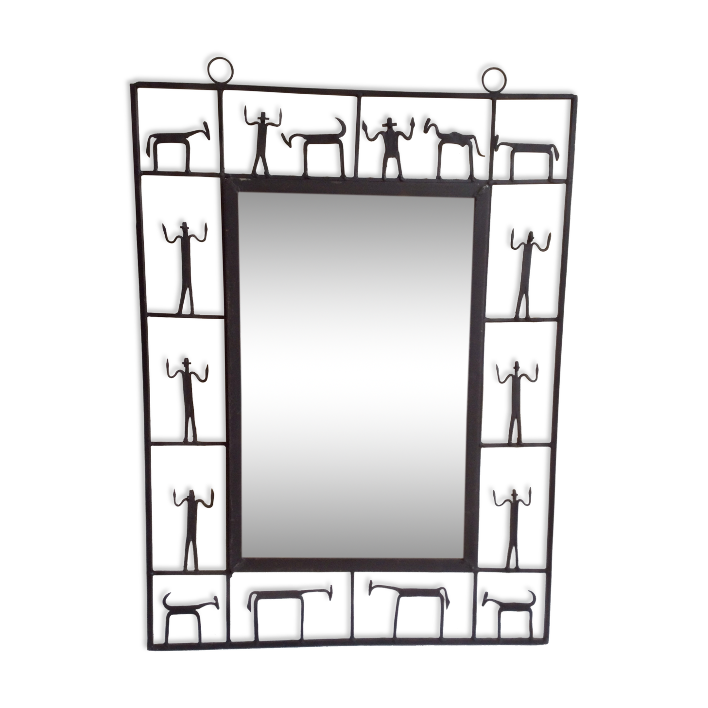 Brutal iron mirror 60x80cm