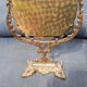 Tilting dressing table mirror, Napoleon III style, brass, mid-19th century.