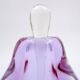 Flacon à parfum en verre soufflé violet « Sommerso »