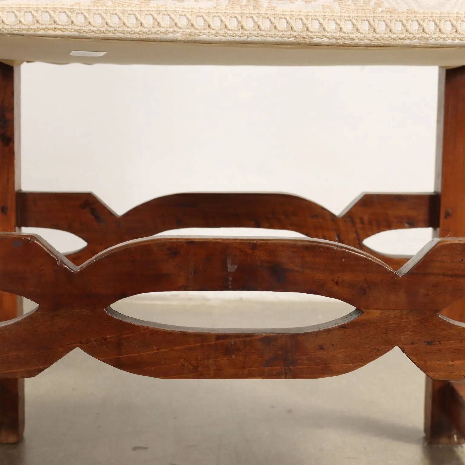 Group of 3 antique armchairs and a walnut chair, Italy, early 19th century.