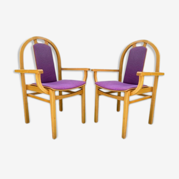 Pair of armchairs Baumann argos circa 1970