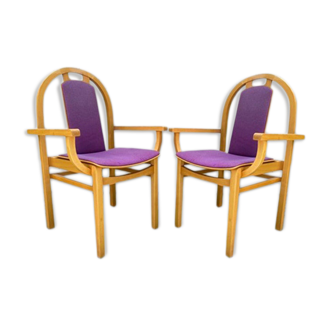Pair of armchairs Baumann argos circa 1970
