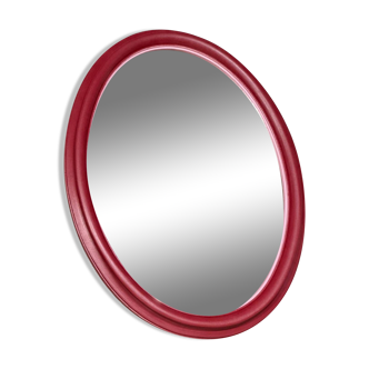 Miroir oval vintage restauré