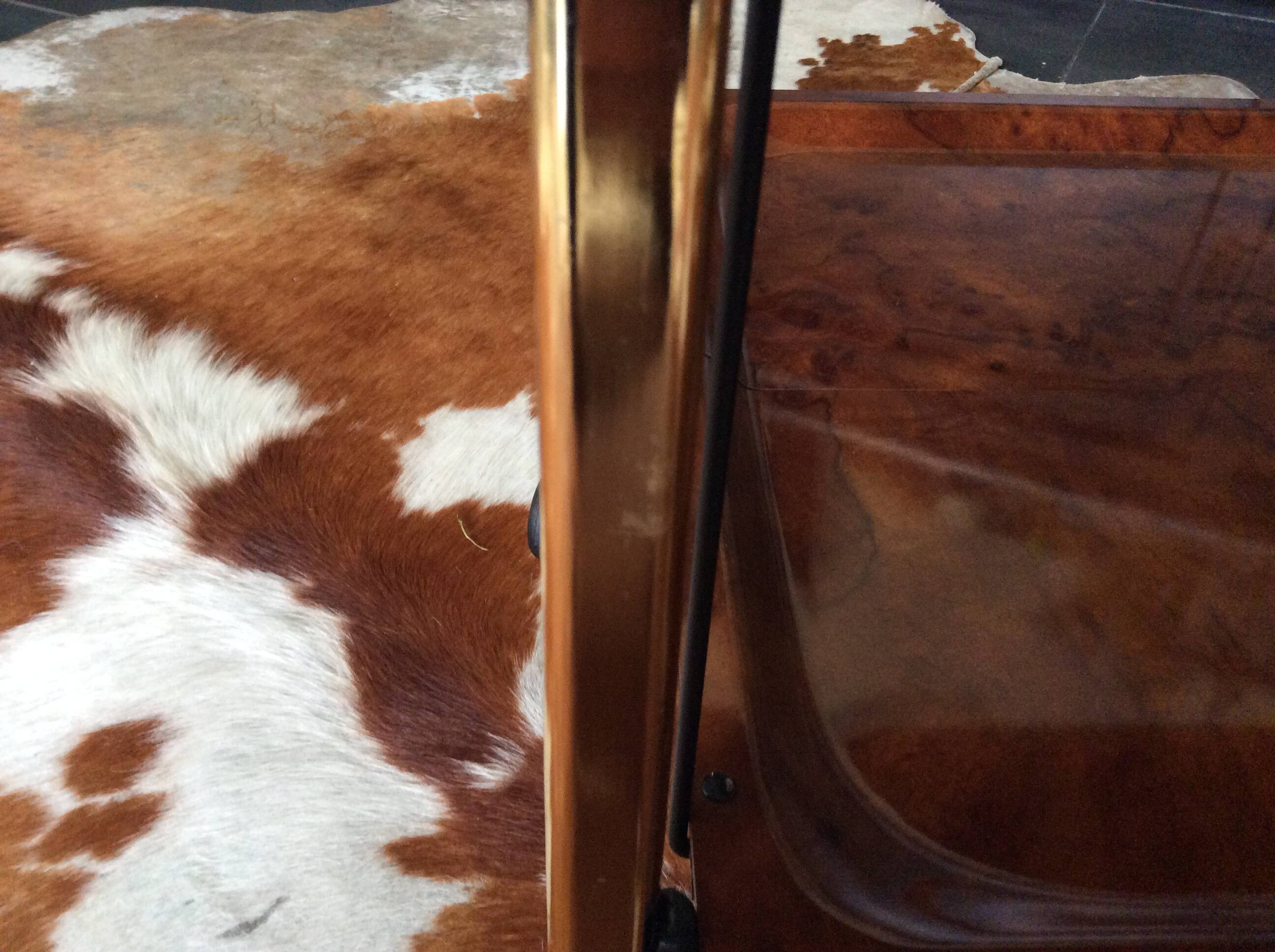 Folding rolling trolley