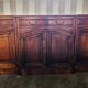 Antique buffet in solid cherry wood – character sideboard – 250 cm