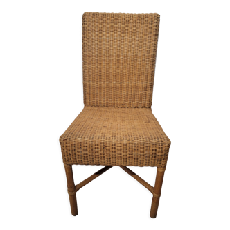 Rattan and wicker chair